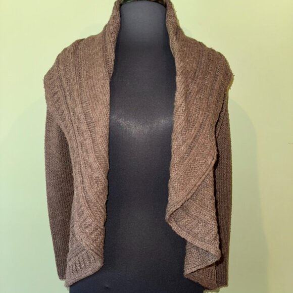 Cynthia Rowley Brown Cardigan - Picture 1 of 4